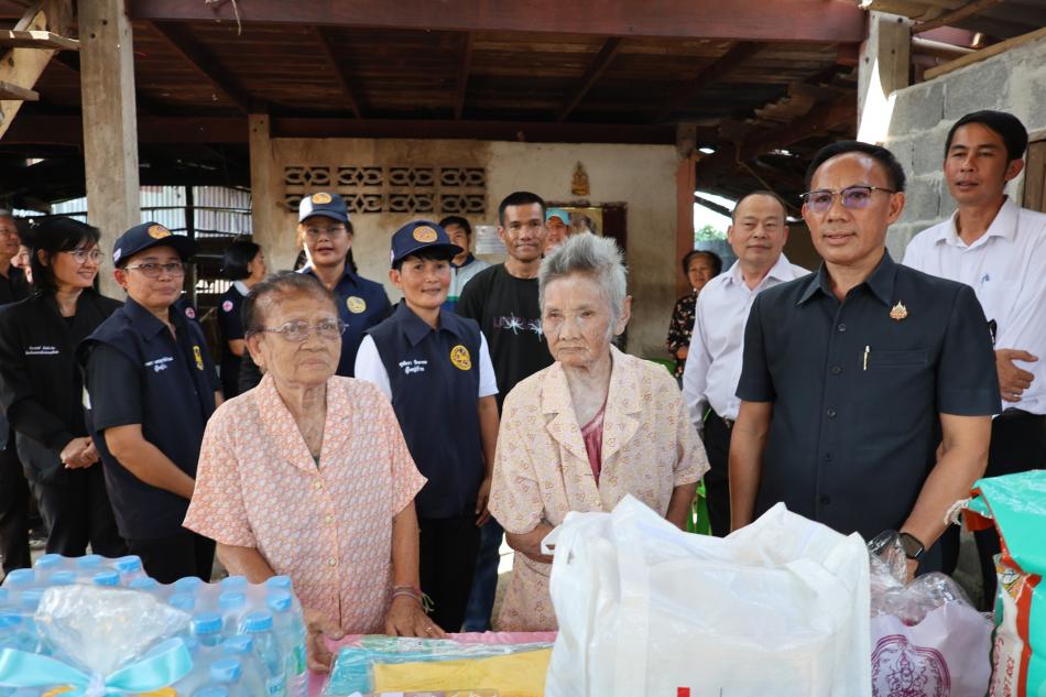 พิธีมอบบ้าน ตามโครงการเหล่ากาชาดจังหวัดปราจีนบุรีรวมใจซ่อมแซมบ้านให้ผู้ยากไร้ ประจำปี 2568 